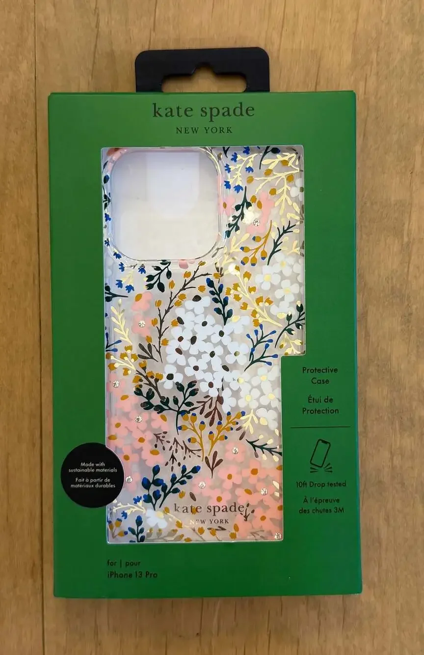 Kate Spade New York Floral Protective Case for iPhone 13 Pro